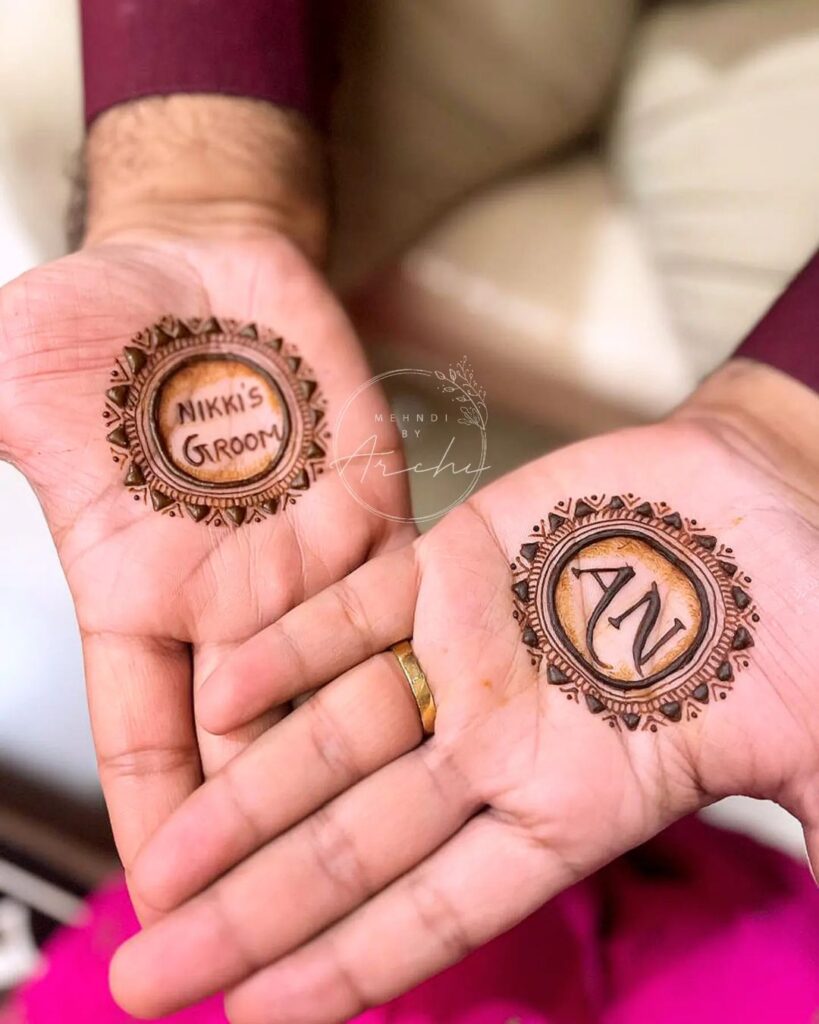 royal groom mehndi design